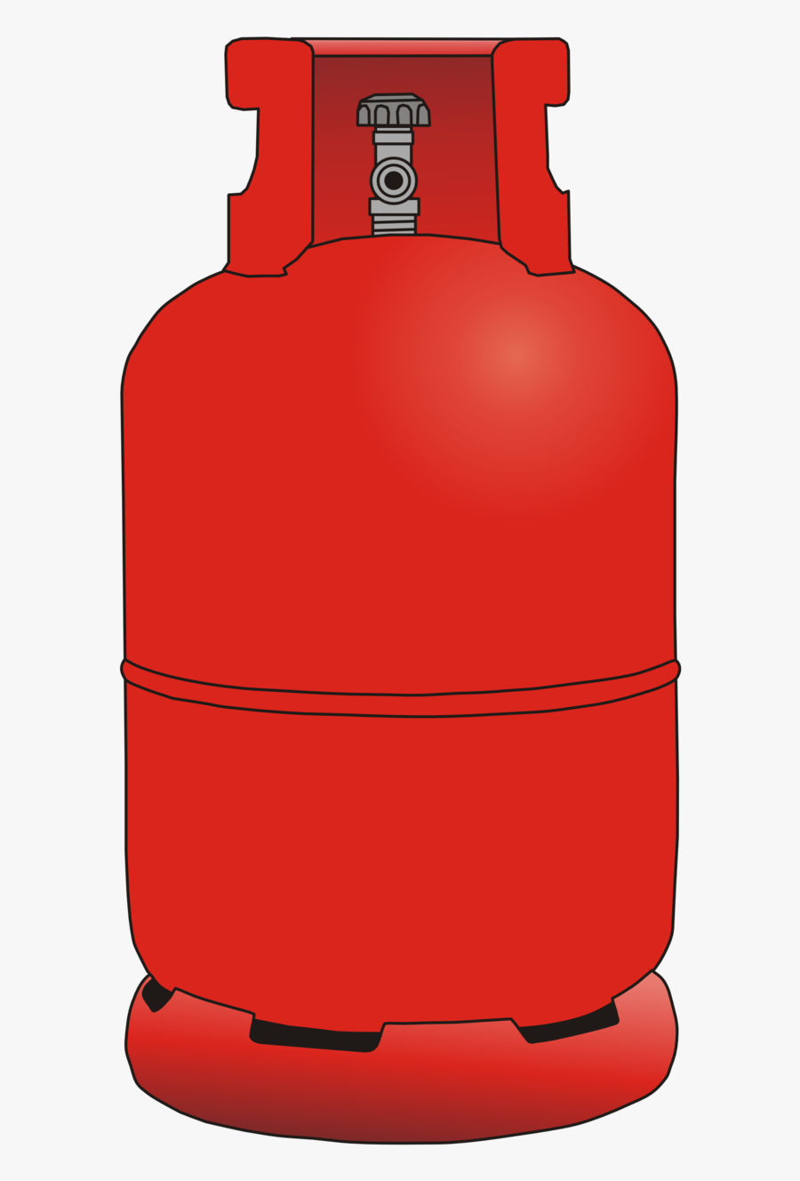 Thumb Image - Cartoon Gas Cylinder, Transparent Clipart