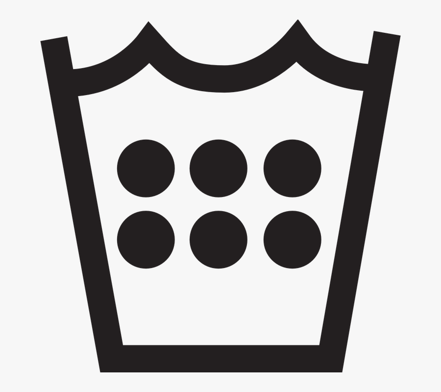 Laundry Symbol Clipart - Care Label Symbols Clip Art, Transparent Clipart