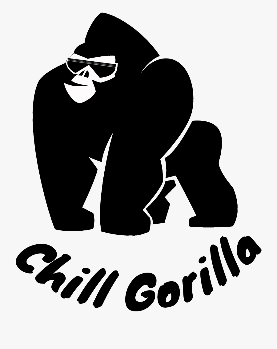 Hammock Clipart Chilling - Gorilla Vector, Transparent Clipart