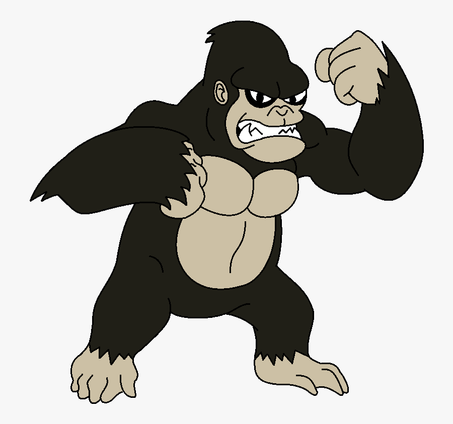 Transparent King Kong Clipart - Cartoon, Transparent Clipart