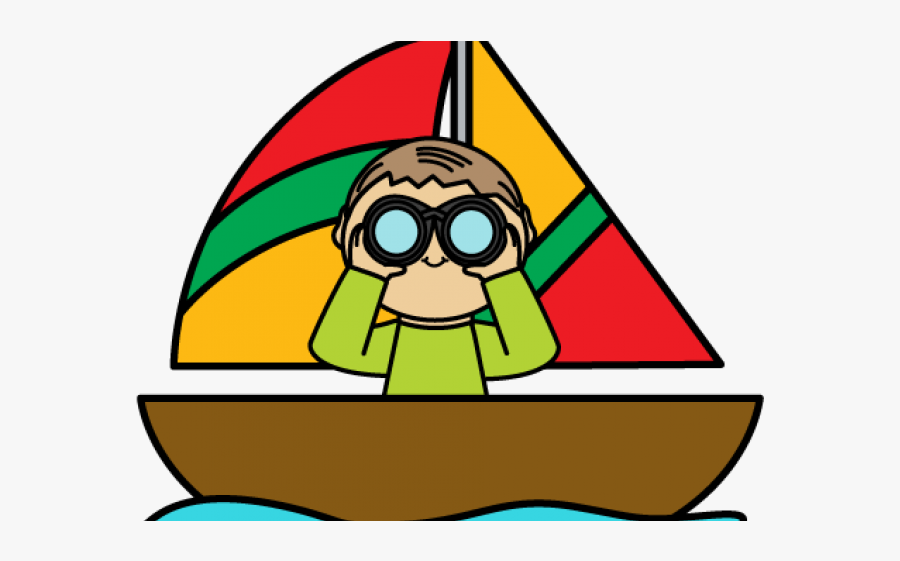 Kid With Binoculars Clipart Black And White, Transparent Clipart