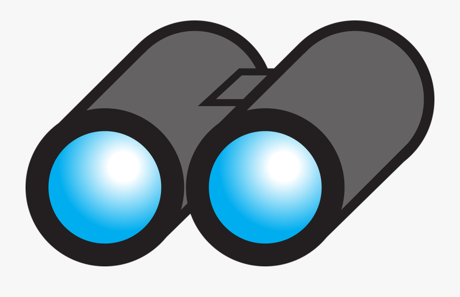 Binoculars Look Lenses Looking Png Image - Dalekohled Kreslený, Transparent Clipart