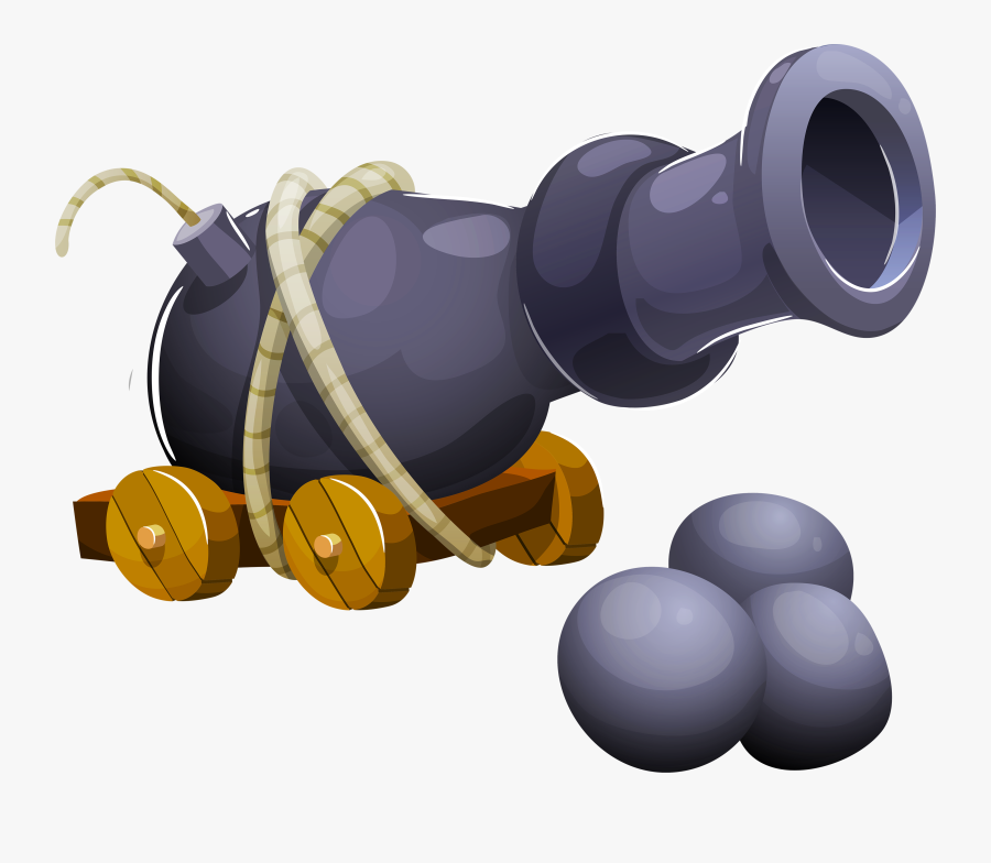 Transparent Artillery Png - Pirate Cannon Png, Transparent Clipart