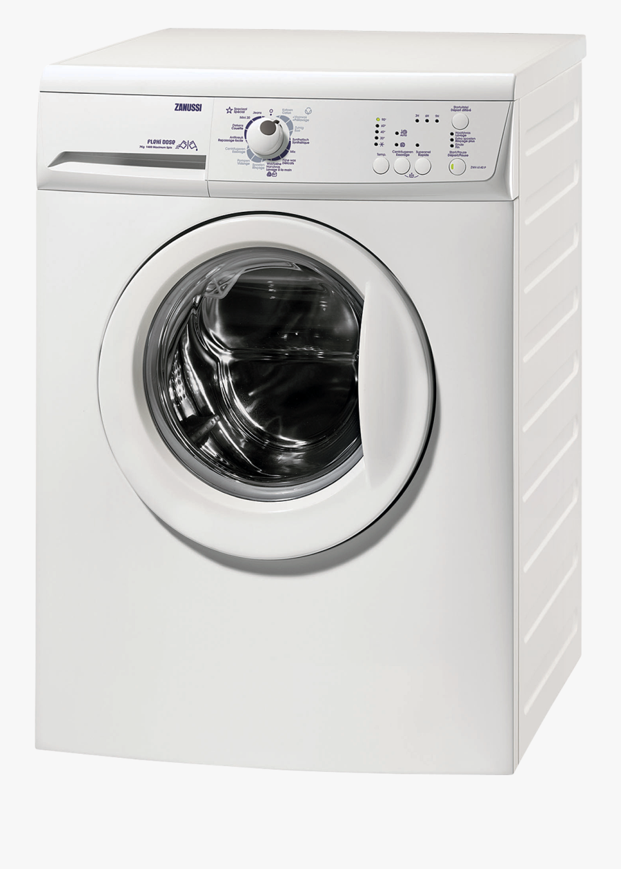 Zanussi Washing Dryer Machine, Transparent Clipart