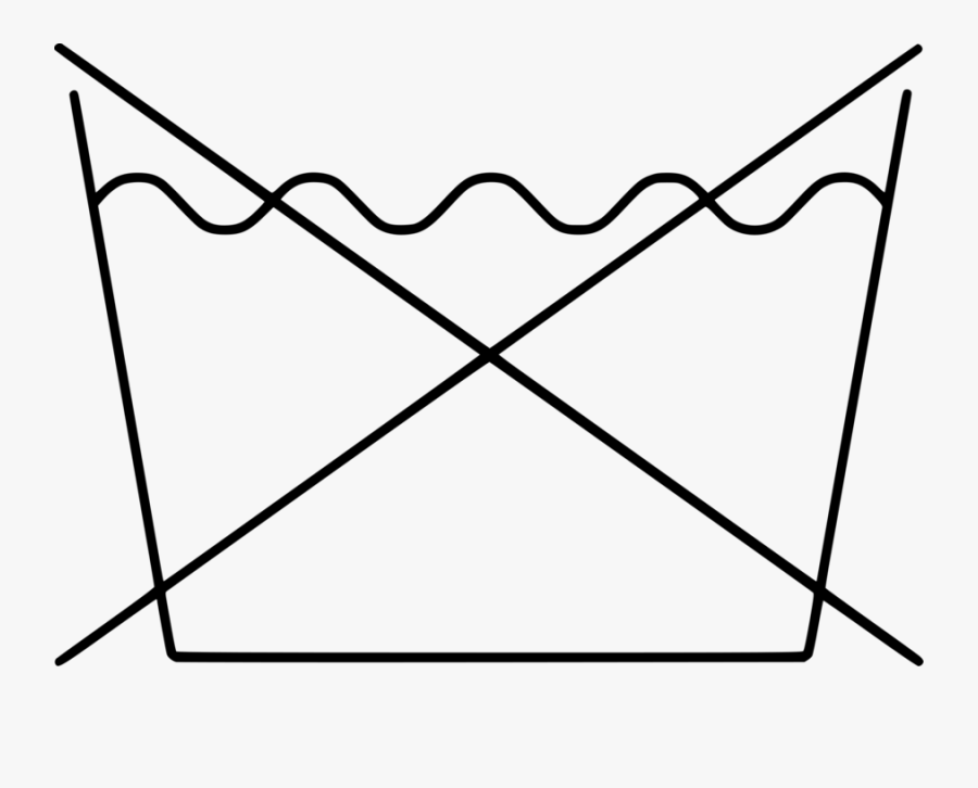 Do Not Wash Symbol Clipart Laundry Symbol Bleach, Transparent Clipart