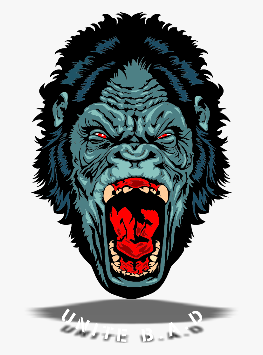 Angry Gorilla Auction - Illustration, Transparent Clipart