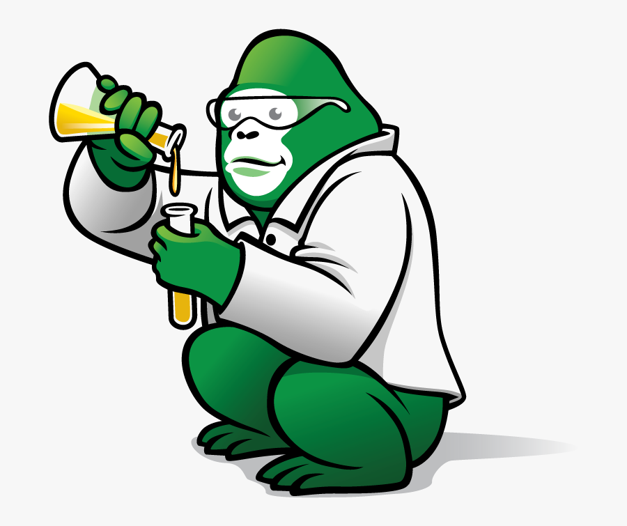 Green Gorilla - Cartoon, Transparent Clipart