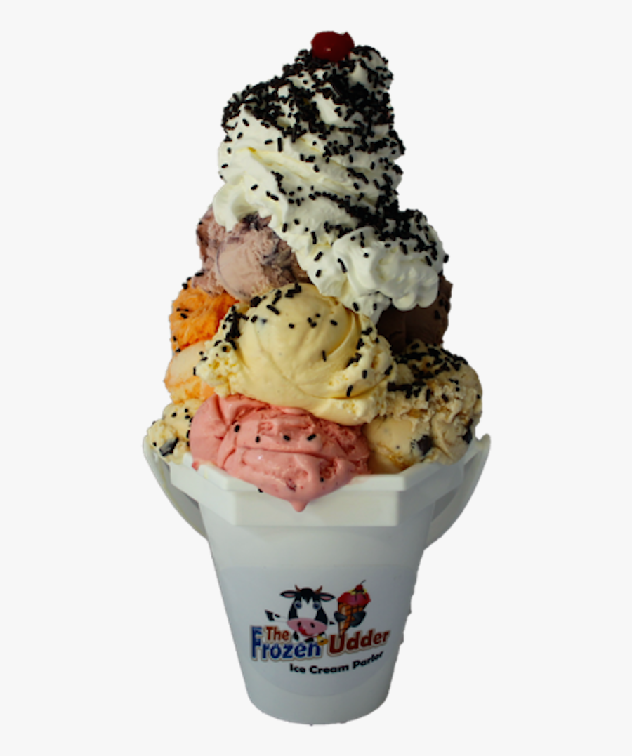 Clip Art Pictures Of Ice Cream Sundaes - Gelato, Transparent Clipart