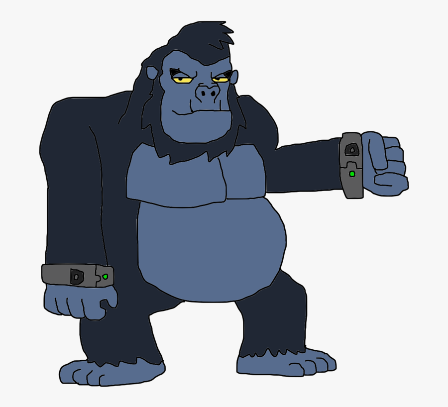 Gorilla Grodd In Jtfm By Joethegreatfox - Draw Gorilla Grodd Easy, Transparent Clipart