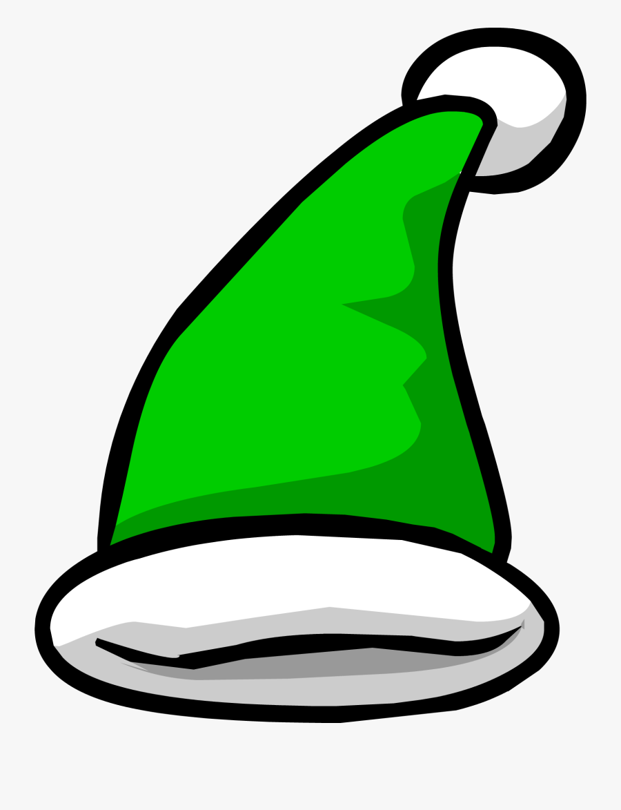 Image - Green Cartoon Christmas Hat, Transparent Clipart