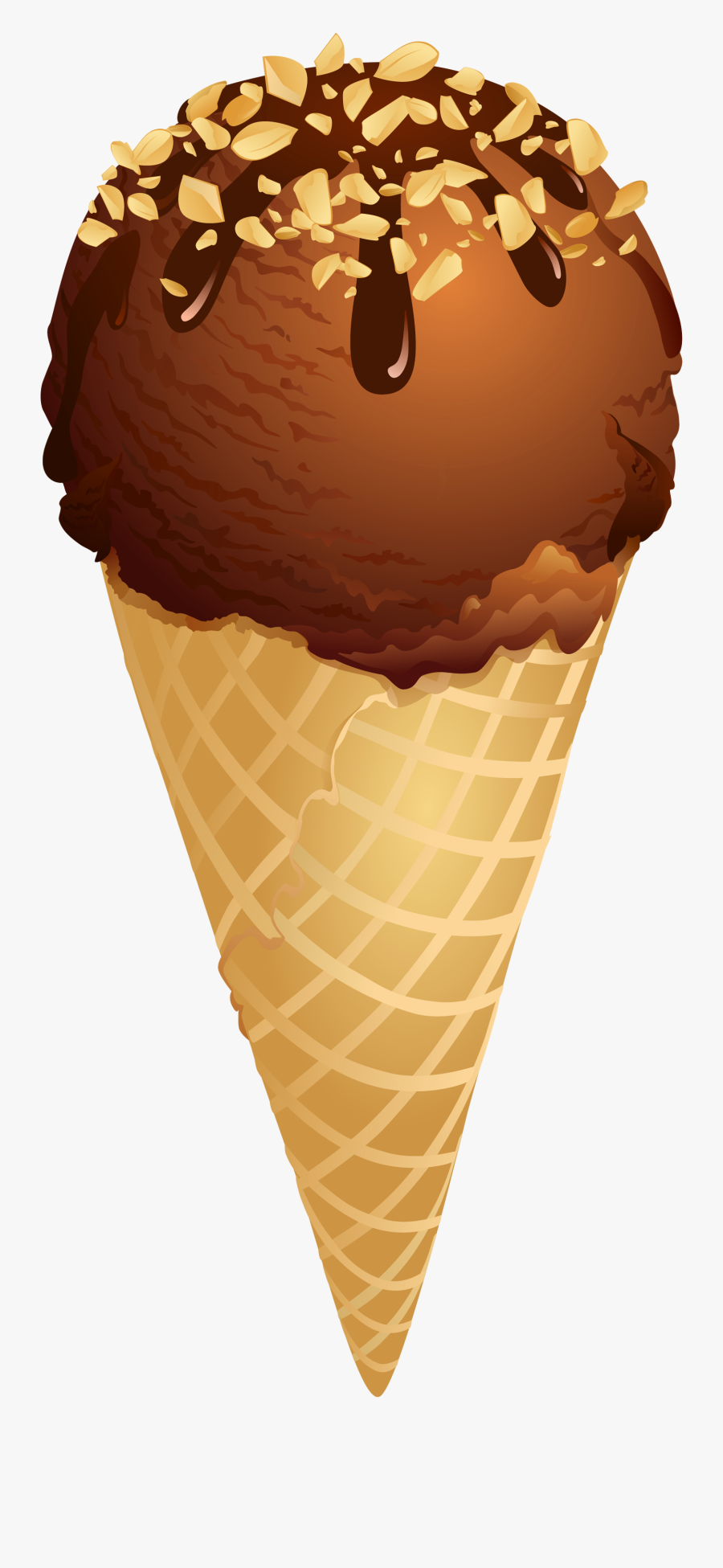 Clipart Of Ice Cream Cone - Chocolate Ice Cream Clipart, Transparent Clipart
