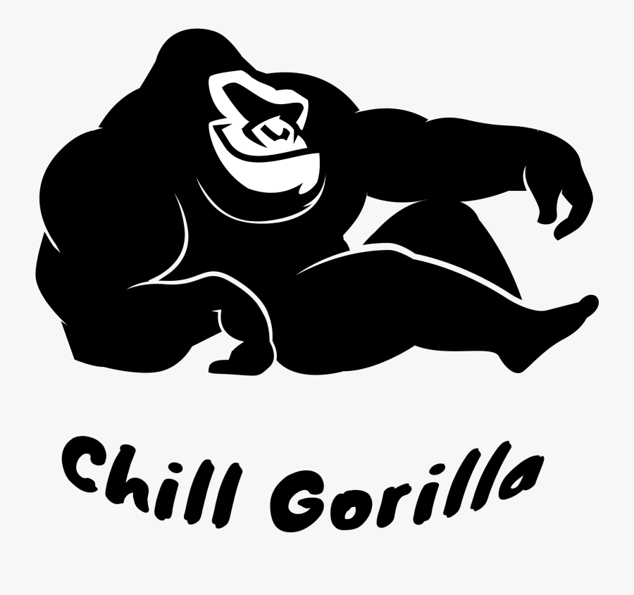 Transparent Gorilla Clipart Png - Chill Gorilla, Transparent Clipart