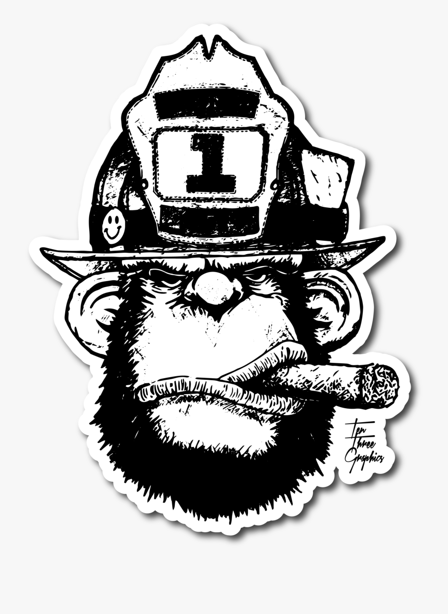 Florida Fire Helmet Stickers, Transparent Clipart