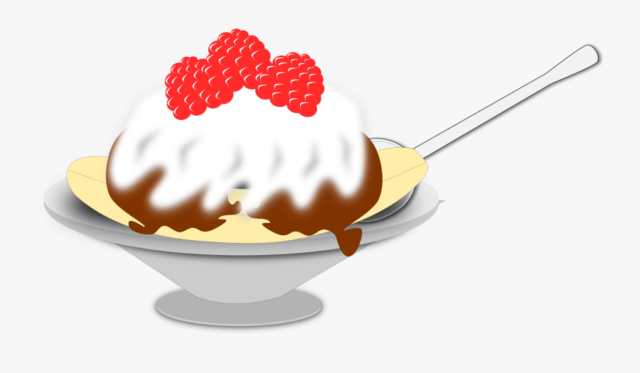 Sundae Big Image Png - Public Domain Royalty Free Clipart Images Dessert Cream, Transparent Clipart