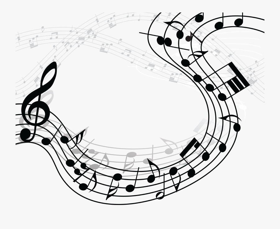 Music Png Art - Music Notes Gif Png, Transparent Clipart