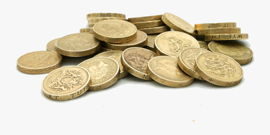 Download Coins Png Clipart - Pound Coins Png, Transparent Clipart
