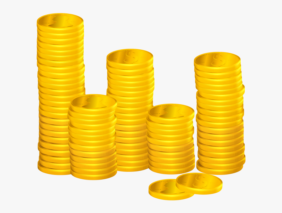 Stacks Of Coins Clipart Png Image Free Download Searchpng - Plastic, Transparent Clipart
