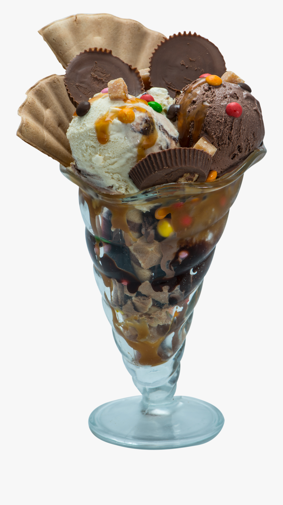 Sundaes Creamery Twist Choconutty - Huge Sundae Png , Free Transparent