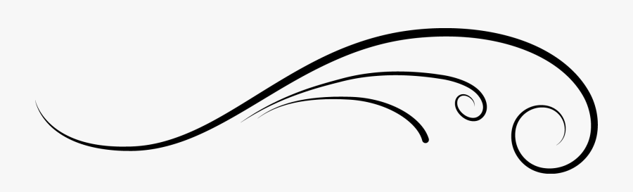 Black Swirls Cliparts - Transparent Background Swirl Clipart, Transparent Clipart