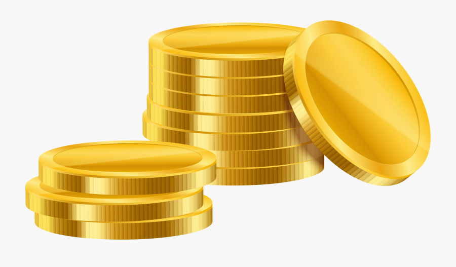 Gold Simple Coins Png Clipart - Coins Clipart Png, Transparent Clipart