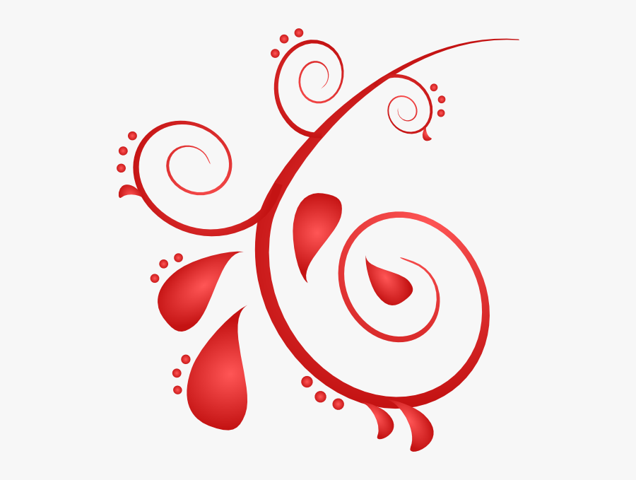 Swirl Cross Clipart - Blue Paisley Clip Art, Transparent Clipart