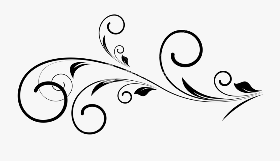 Clip Art Collection Of Free Transparent - Transparent Swirl Design Png, Transparent Clipart