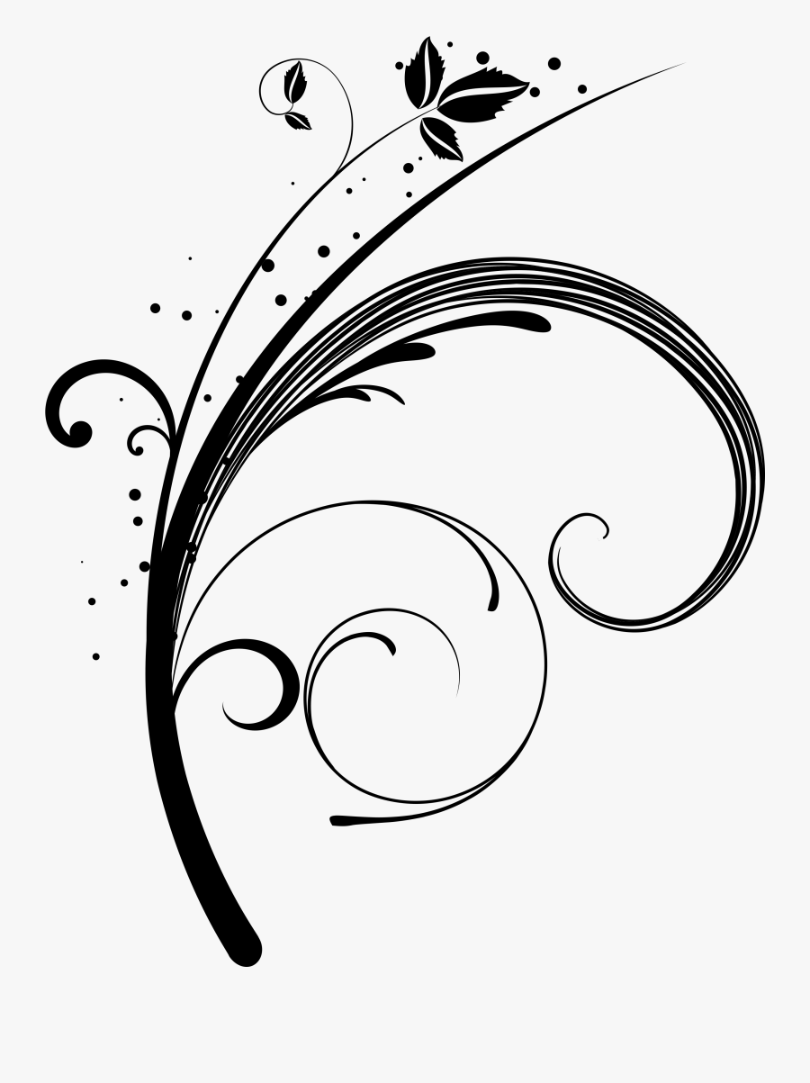 Calligraphy Doodles, Transparent Clipart