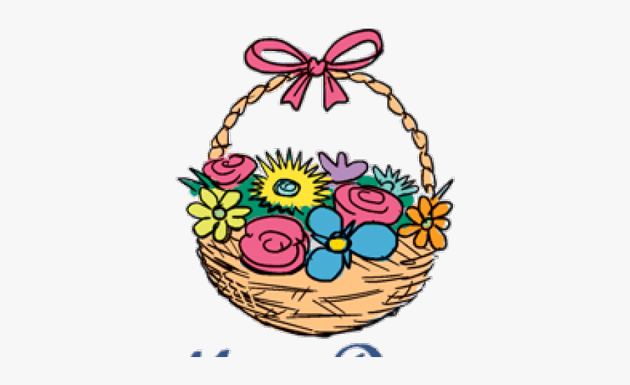 Basket Clipart Flower - May Day Holiday 2017, Transparent Clipart
