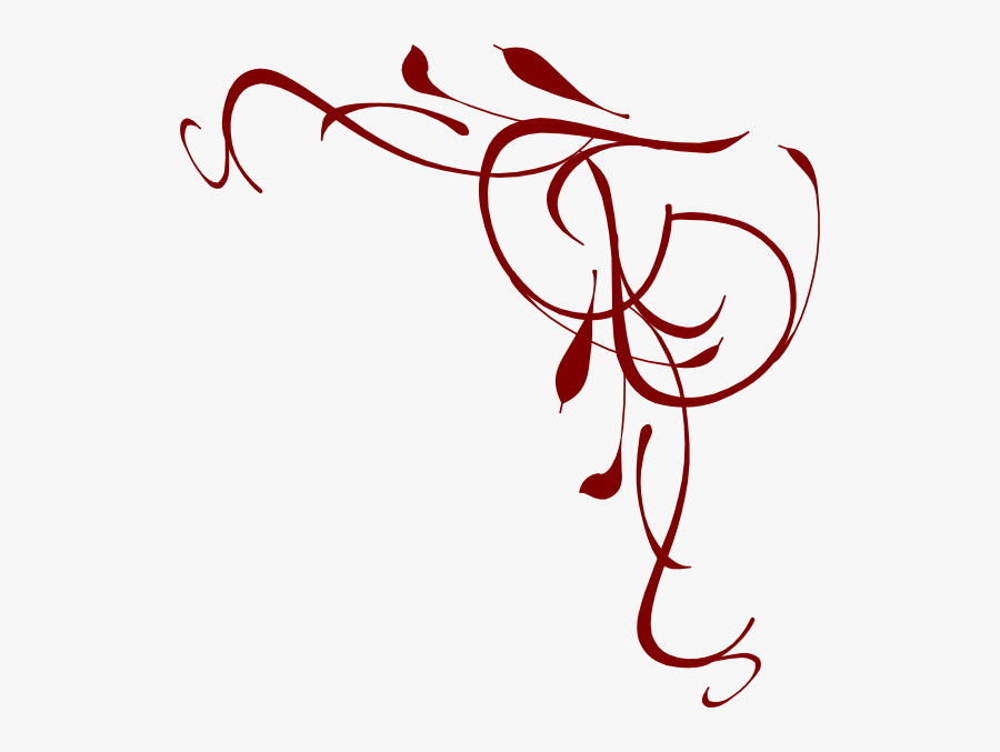 Heart With Swirls Clipart - Cover Page Design For Assignment, Transparent Clipart