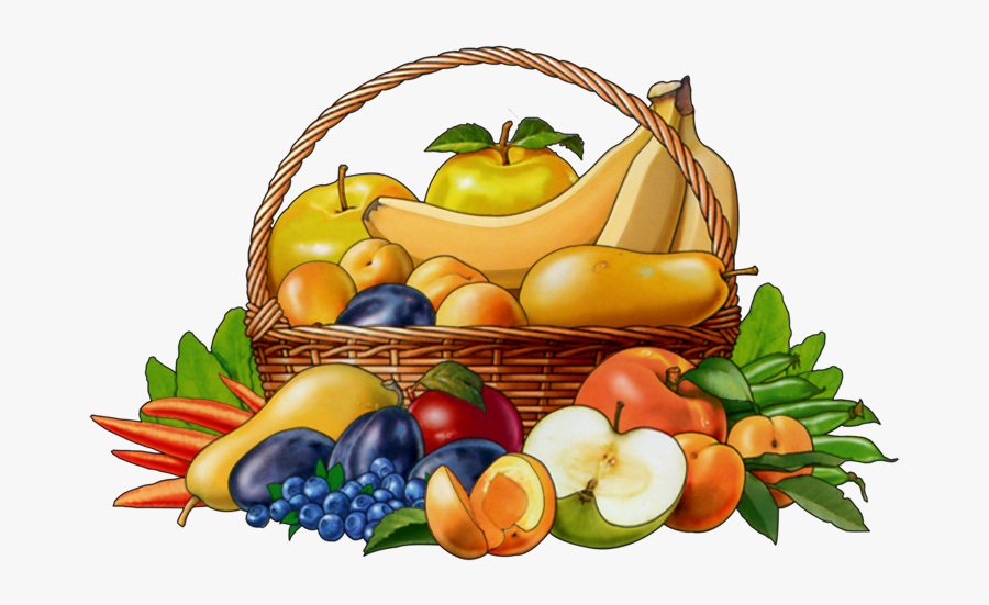 Cross Stitch Fruit Basket Clipart , Png Download - Cross Stitch Designs Of Fruit Basket, Transparent Clipart