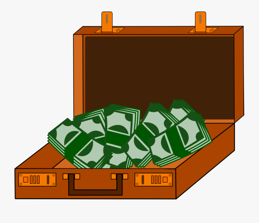 Cash Money Grass Transparent Image Clipart Free Png - Suitcase With Money Clipart, Transparent Clipart