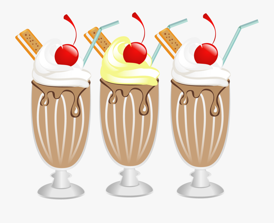 Milkshake Clipart Whipped Cream Png - Milkshakes Clipart, Transparent Clipart