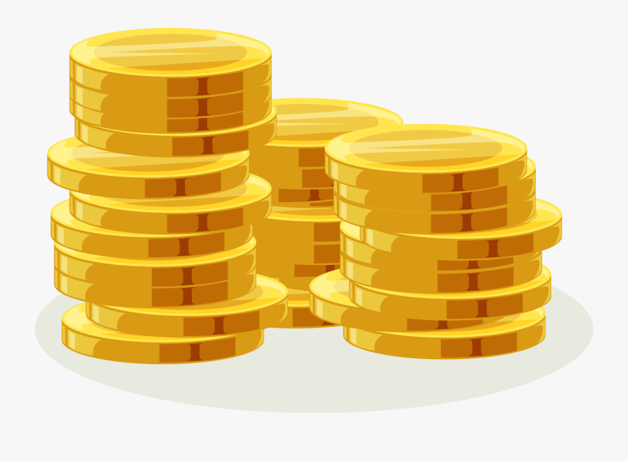 Transparent Coin Vector Png - Stack Of Coins Clipart, Transparent Clipart