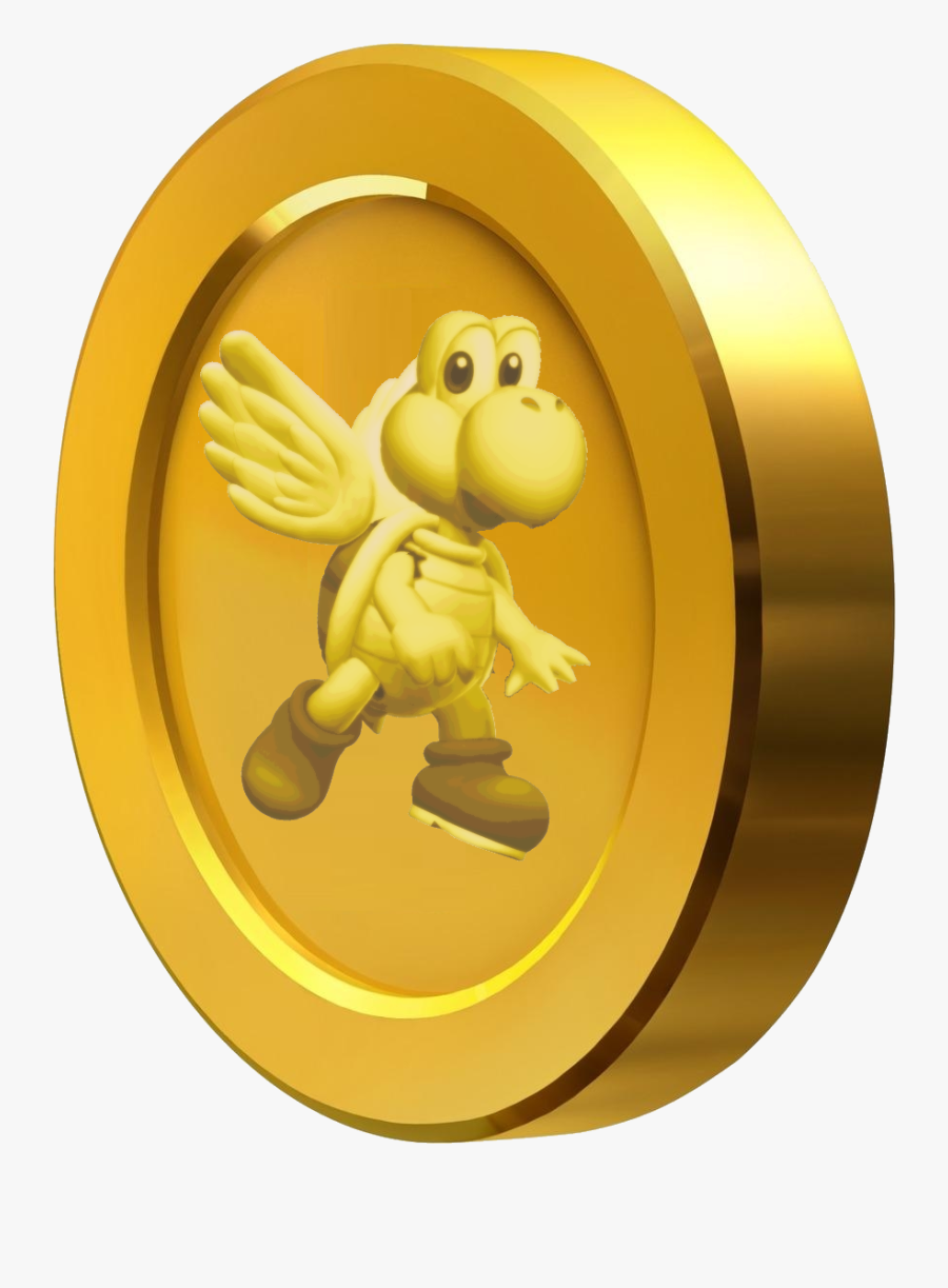New Super Mario Bros U Coin, Transparent Clipart