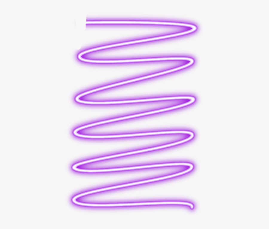 Neon Swirls Clipart - Purple Swirl For Picsart, Transparent Clipart