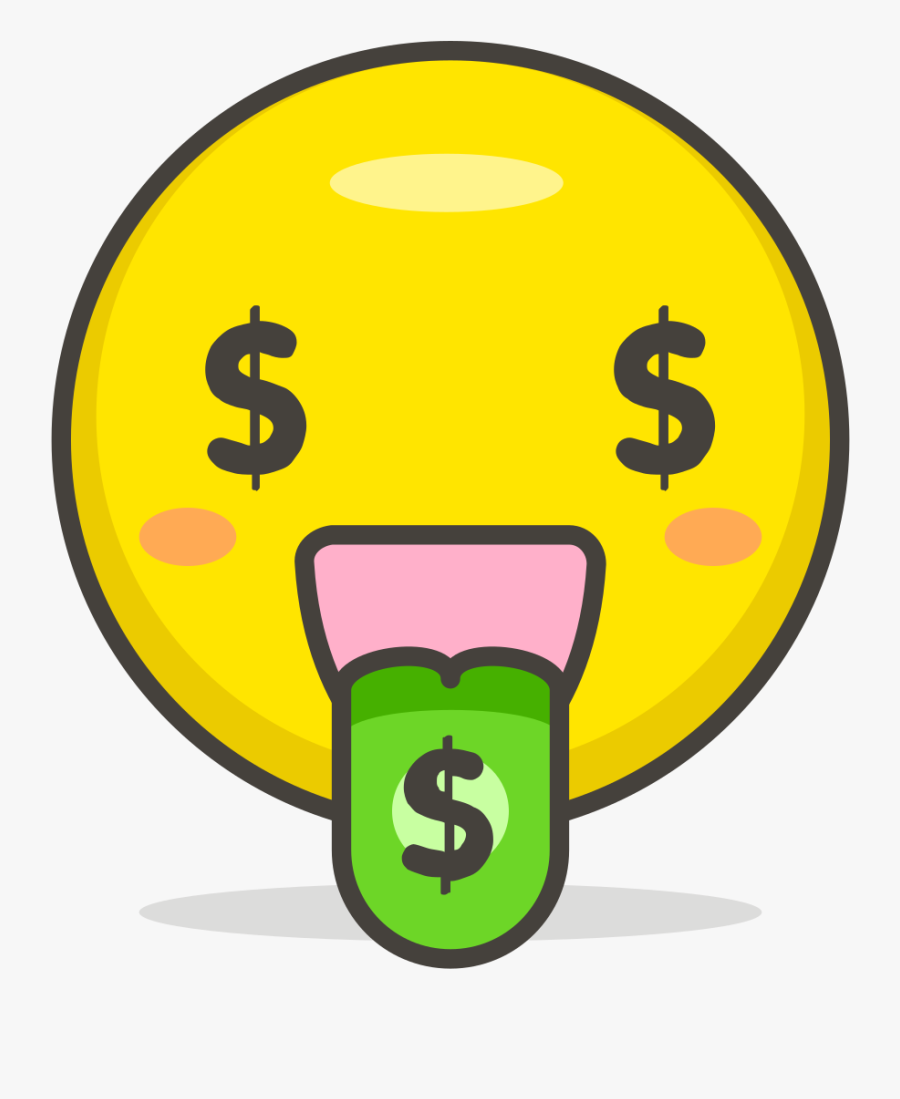 Cash Clipart Emoji - Hd Emoji Money Face, Transparent Clipart