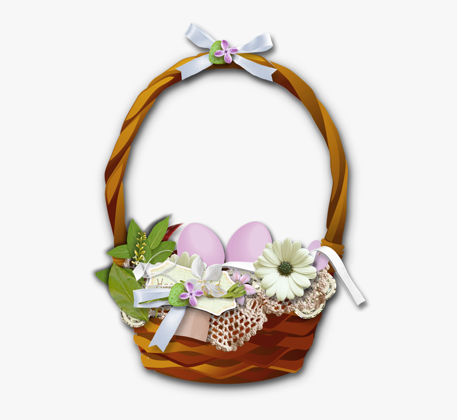 Flower Basket Clipart Png, Transparent Clipart