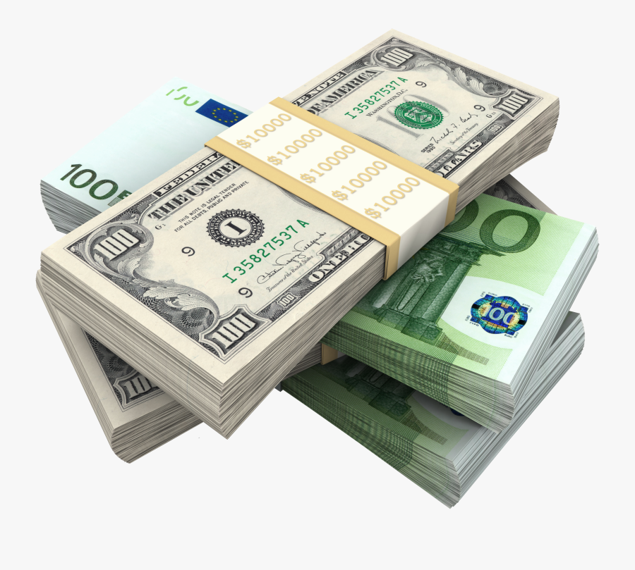 Of Dollars And Euro - Dollar And Euro Png, Transparent Clipart