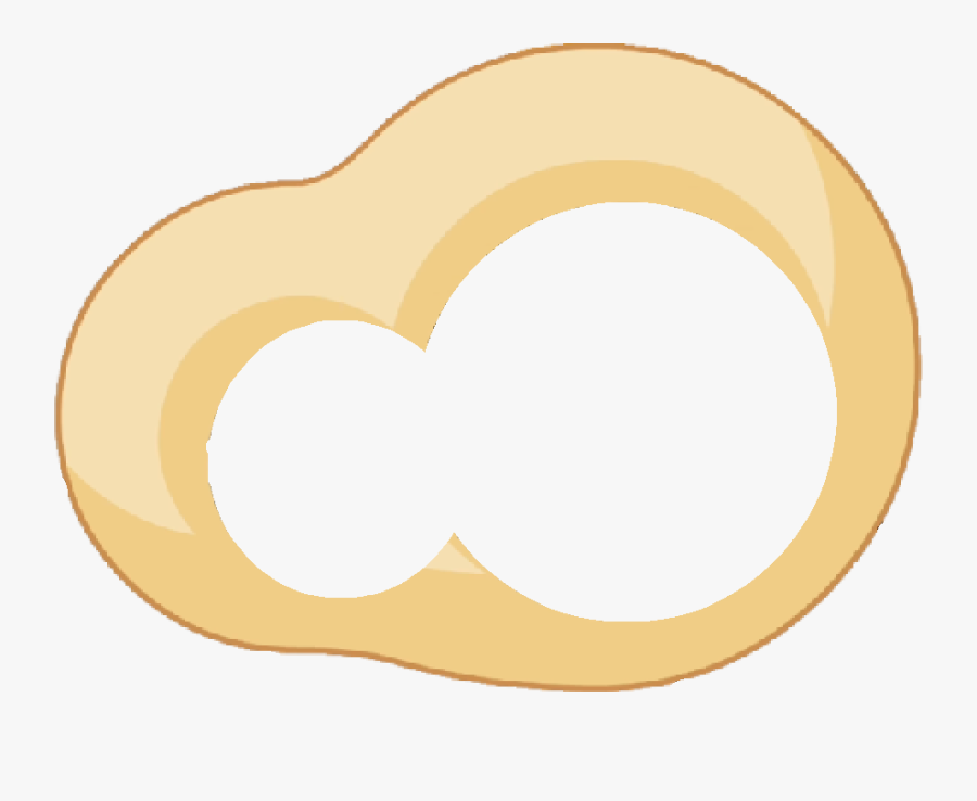 Donut With Golf Ball & 8-ball Inside - Bfdi Donut Body, Transparent Clipart