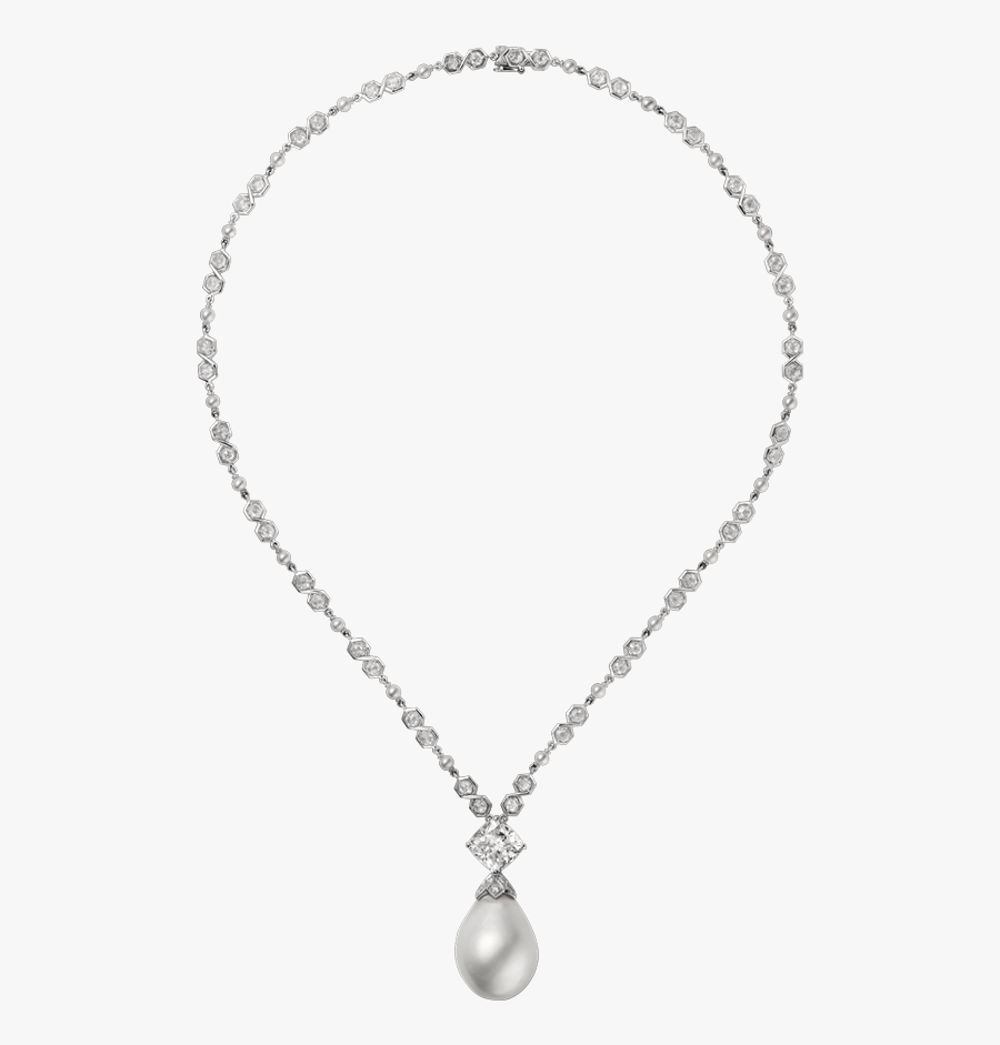 Diamond Necklace With Pearl Png Clipart - Bracelet Chain Png Vector, Transparent Clipart
