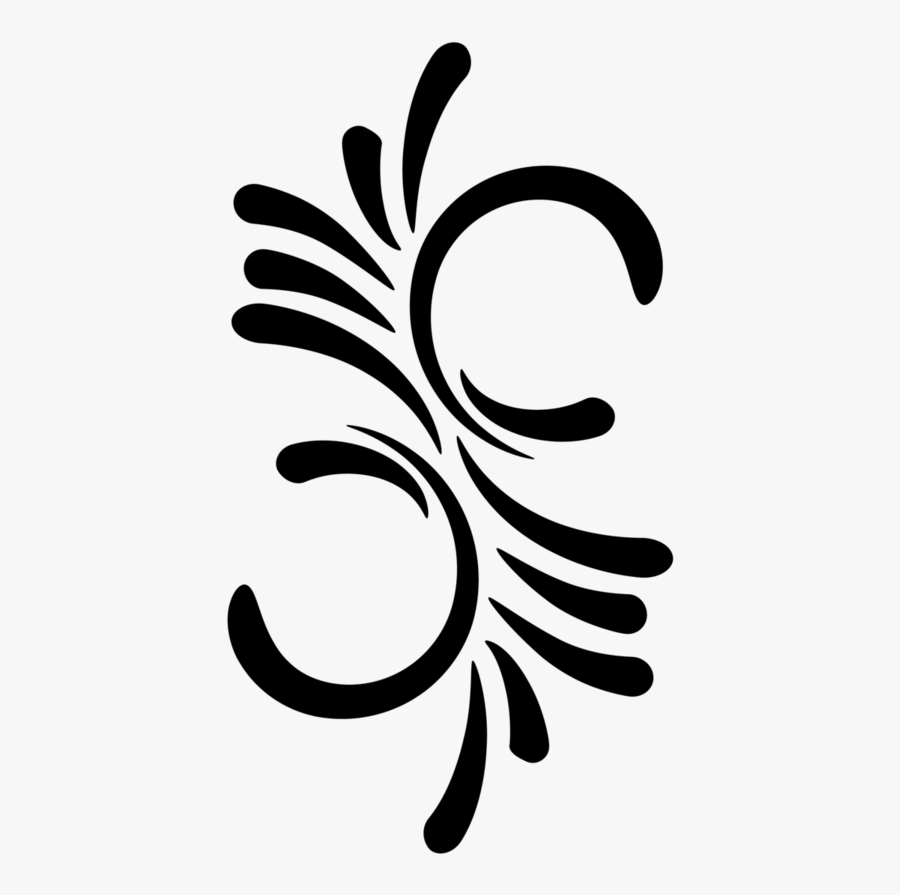 Swirl Clipart Curly Line - Curly Lines Transparent Png, Transparent Clipart