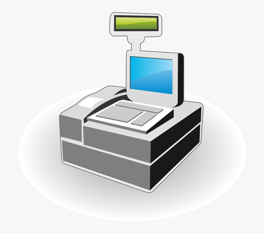 Cash Register Icon - Vector Cash Register, Transparent Clipart