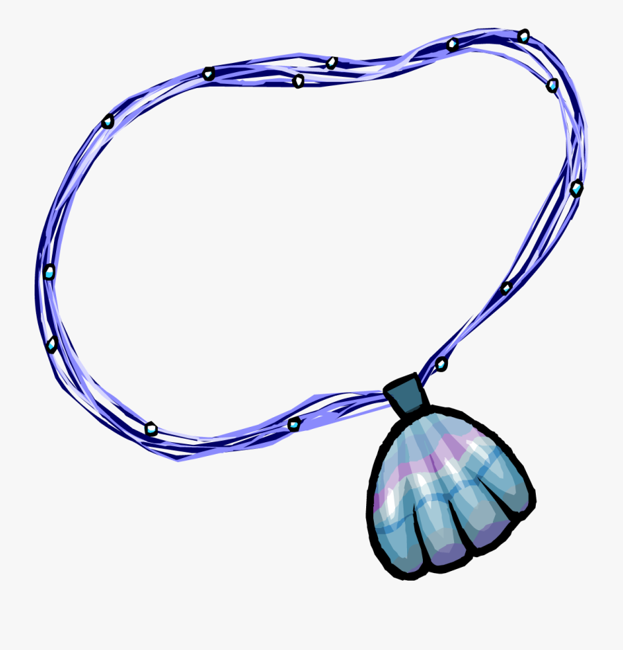Shell Necklace Club Penguin Wiki Fandom Powered By - Club Penguin Shell Necklace, Transparent Clipart