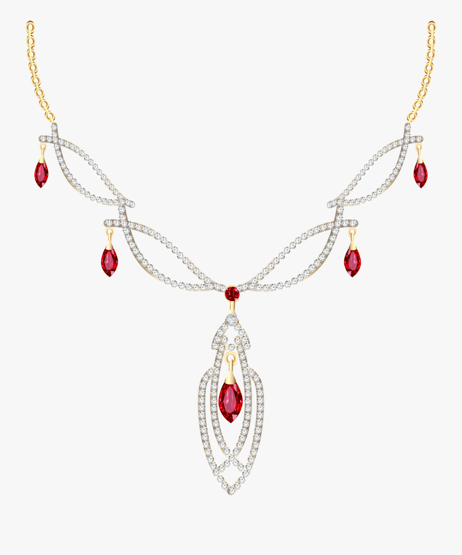 Golden Necklace With Diamonds Png Clipart - Transparent Background Necklace Transparent, Transparent Clipart