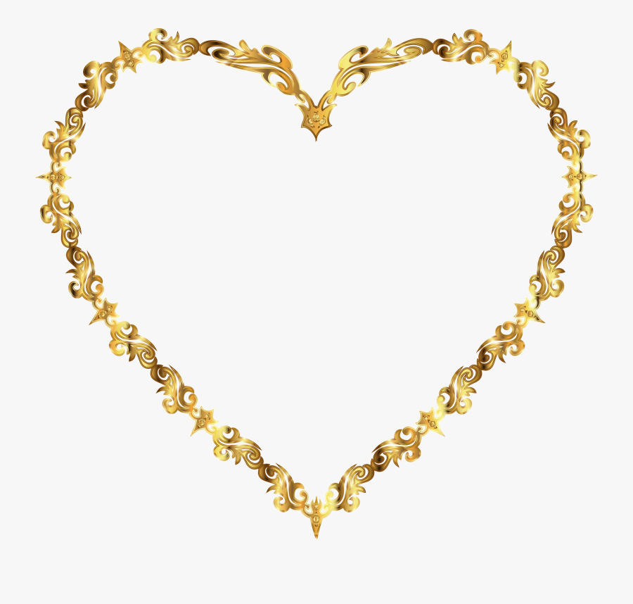 Necklace,body Jewelry,chain - Clip Art Of A Fancy Heart, Transparent Clipart