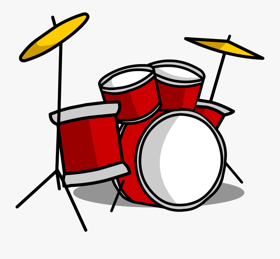 Transparent Drums Clipart - Drum Kit Clip Art, Transparent Clipart