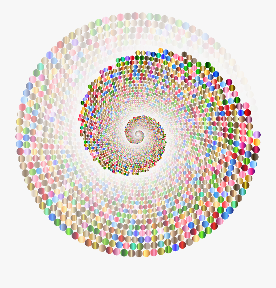 Clip Art Stock Swirling Circles Vortex No - Colorful Image No Background, Transparent Clipart