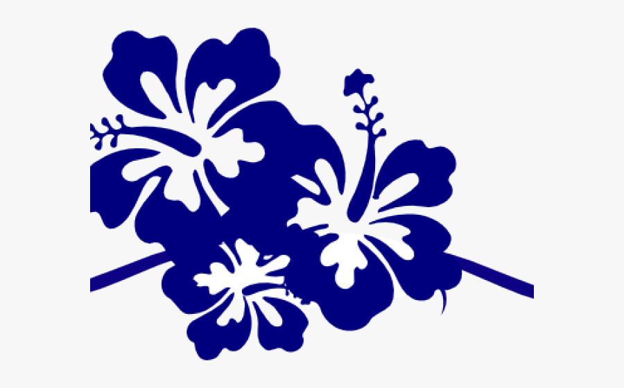 Blue Flowers Clip Art Border, Transparent Clipart