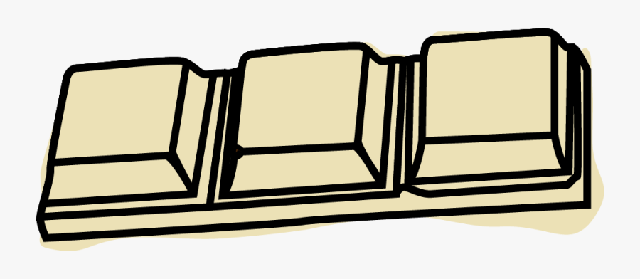 Transparent Ice Clipart Black And White - White Chocolate Clipart, Transparent Clipart