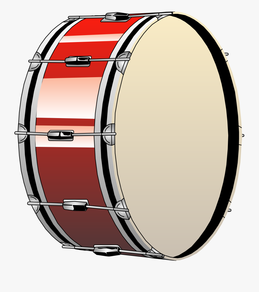 Clip Art File Svg Wikimedia Commons - Bass Drum Musical Instrument, Transparent Clipart